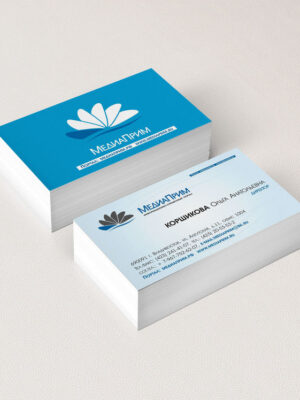 Визитки двухсторонние