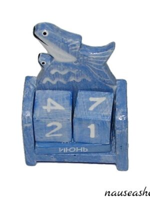 Календарь декоративный с дельфином, 9 см