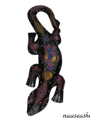 Фигурка декоративная из дерева Ящерица, 40 см