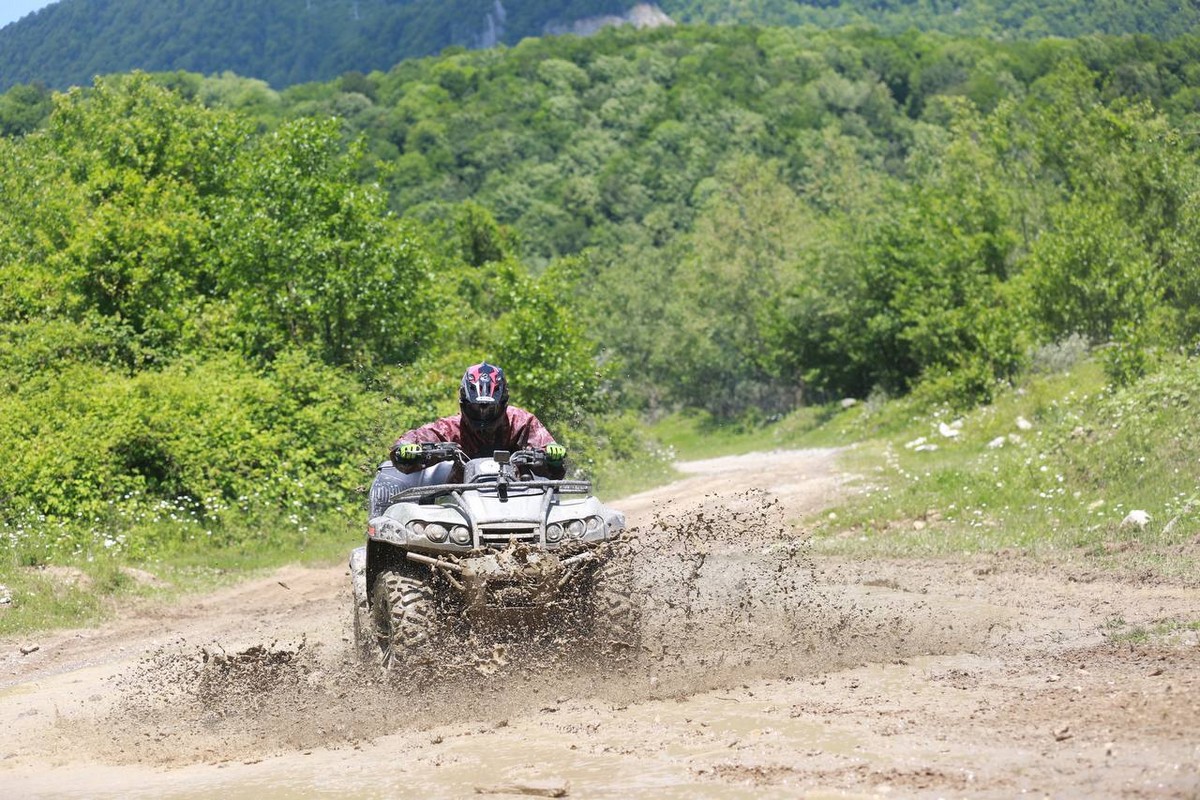 Тур на Квадроциклах в Пятигорске по каньонам Псахо