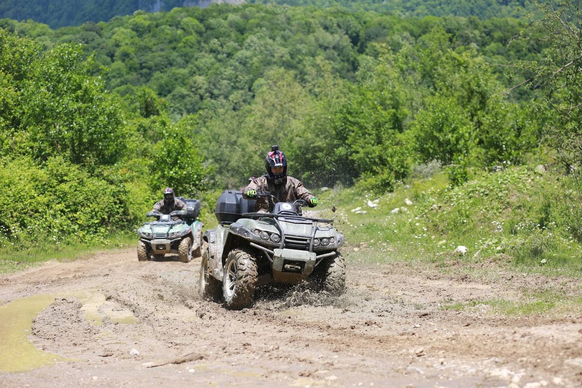 Тур на Квадроциклах в Пятигорске по каньонам Псахо