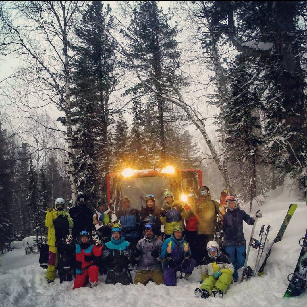 Обучение сноуборду Кристиной