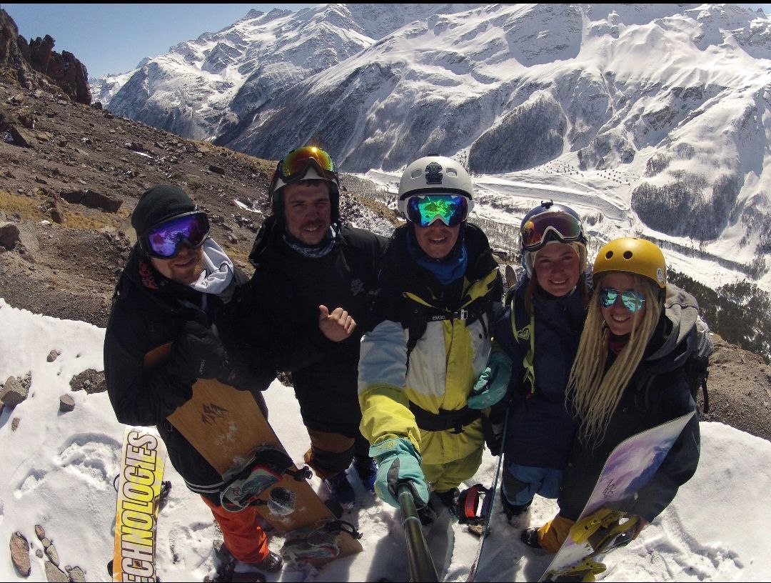 Обучение сноуборду Кристиной